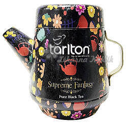 TARLTON Tea Pot Supreme Fantasy Black Tea plech 100g 7084