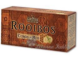 Grešík ROOIBOS citron+med čaj 20 n.s.