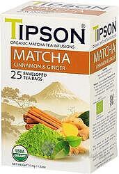 TIPSON BIO Matcha Cinnamon & Ginger přebal 25x1,5g 5072