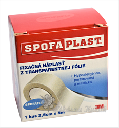 3M Spofaplast Náplast fix.transp.folie 432 5mx25mm
