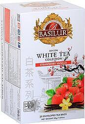 BASILUR White Tea Strawberry Vanilla přebal 20x1,5g 4003