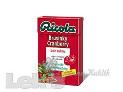 RICOLA Brusinky - Cranberry 40g bez cukru