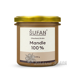 ŠUFAN Mandlové máslo 100% 330g