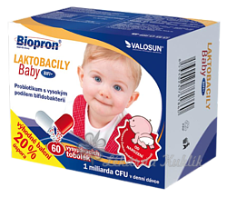 Biopron LAKTOBACILY Baby BiFi+ tob.60