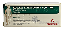 Calcii Carbonici 0.5 tbl.MVM por.tbl.nob.50x0.5g