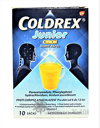 Coldrex Junior Citron por.plv.sol.10 sáčků