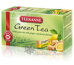 TEEKANNE Zelený čaj Ginger & lemon 20x1,75g