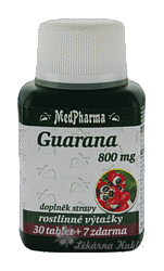 MedPharma Guarana 800mg tbl.37