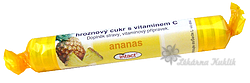 Intact hroznový cukr s vitamínem C ananas 40g (rolička)