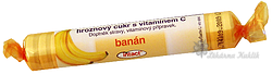 Intact hroznový cukr s vitamínem C banán 40g (rolička)