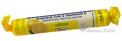 Intact hroznový cukr s vitamínem C citron 40g (rolička)