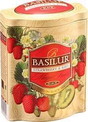 Basilur Black Strawberry-Kiwi plech 100g+ 7553 - 1