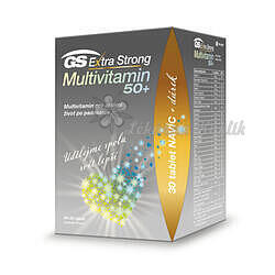 GS Extra Strong Multivit.50+ tbl.90+30 dárek 2021