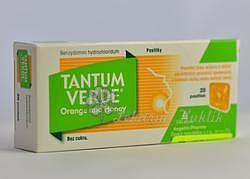 Tantum Verde Orange and honey orm.pas.20x3mg