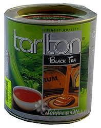 TARLTON Karamel+rum černý čaj 100g papír. dóza 6989